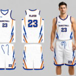 Basketball Jersey RBR Sportwear - white