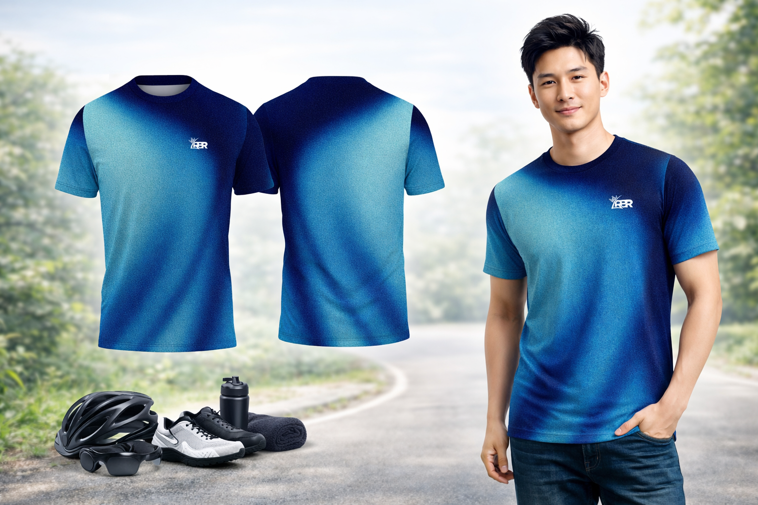 Tshirt RBR Sportwear - Blue