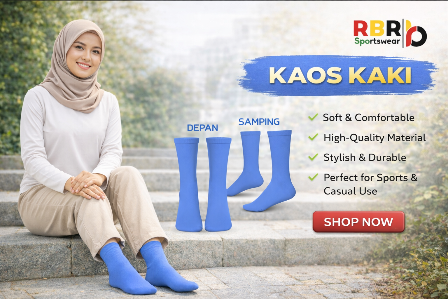 Kaos Kaki RBR Sportswear